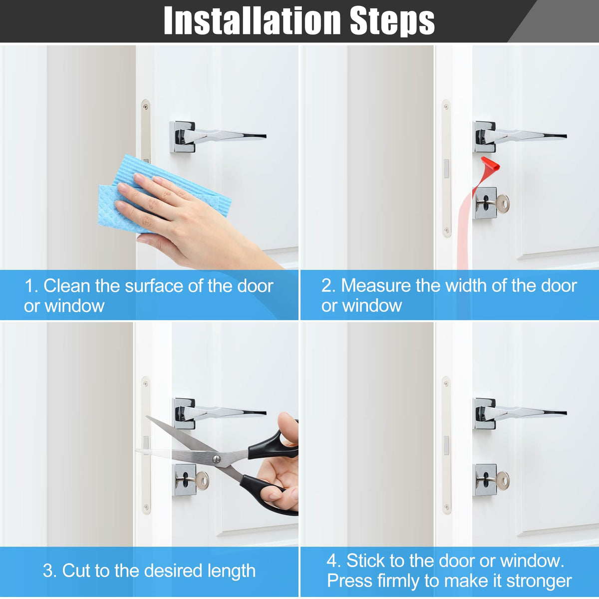 Kikerike draft seal helps energy efficiency by reducing air leaks.