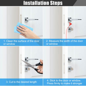 Kikerike draft seal helps energy efficiency by reducing air leaks.