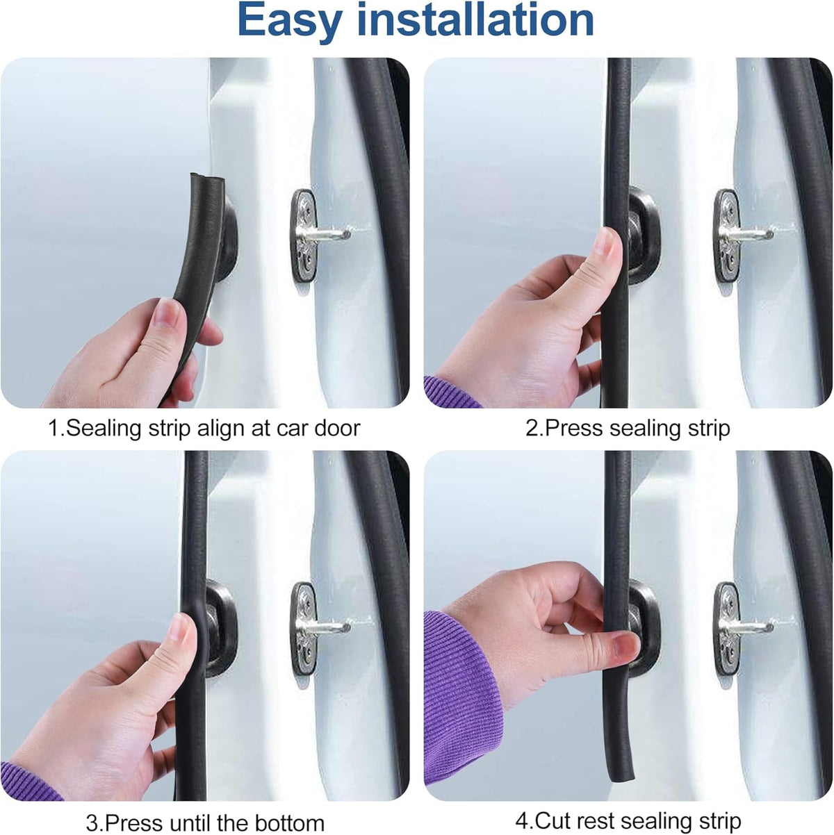 Kikerike EPDM foam bulb seal provides durable noise reduction