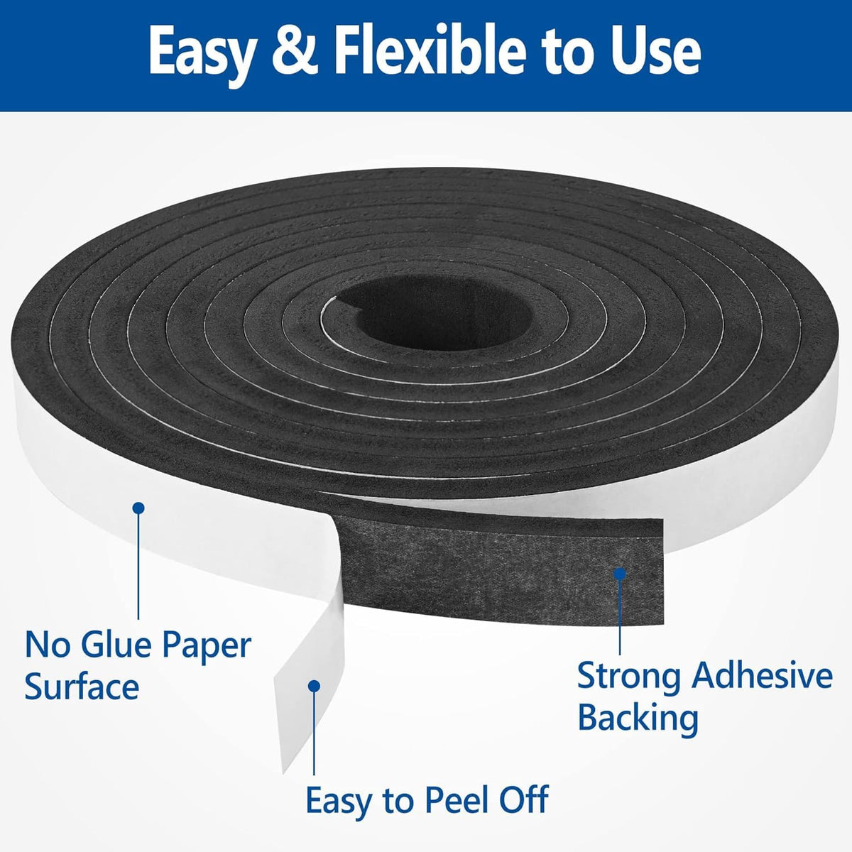 Kikerike EVA foam seal material offers deformation resistance for long-lasting insulation.