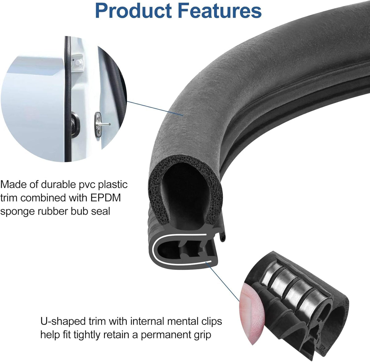 Kikerike push-on door seal enables fast adhesive-free installation