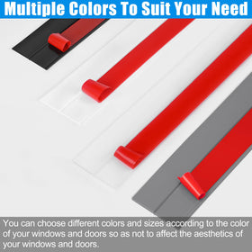 Kikerike silicone door and window seal is easy to install.