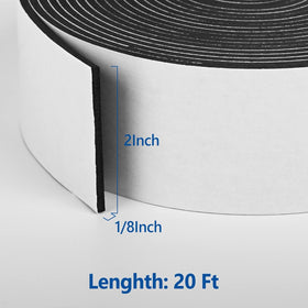 Kikerike weatherstrip with adhesive back securely seals gaps and reduces drafts.
