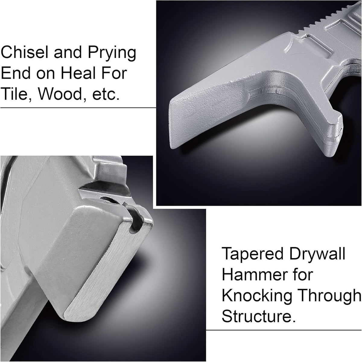 Kilimanjaro Vaughan 15 Inch Demolition Tool wood-grabber jaws grip and pull boards.