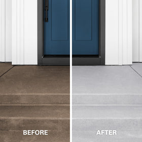 KILZ enamel resists moisture and scuffing in outdoor conditions