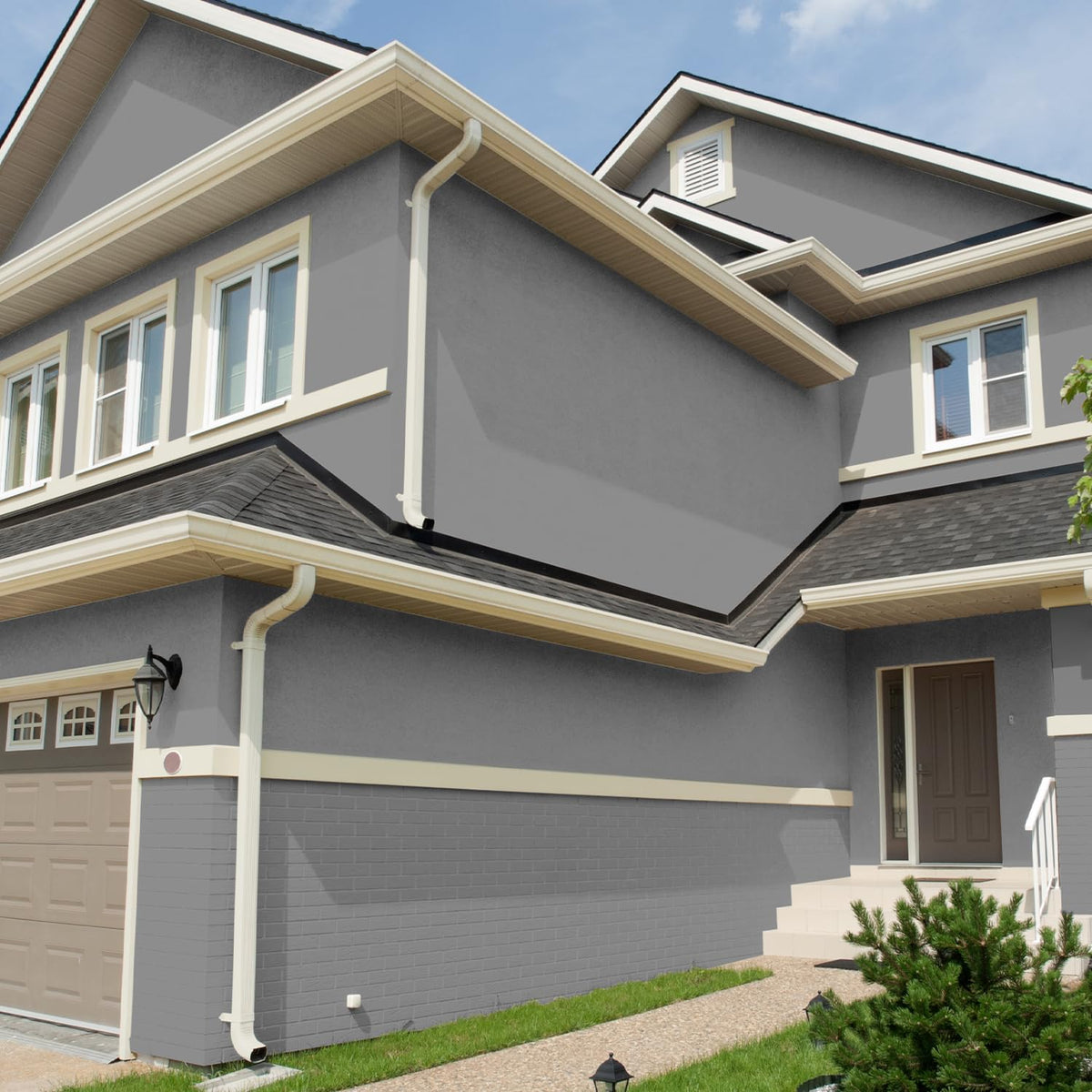 KILZ paint applied to brick surface for durable, even coverage