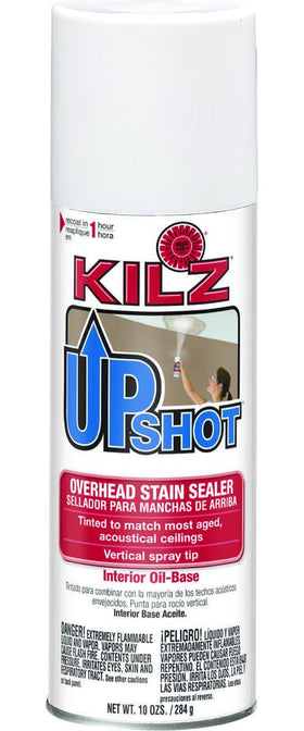 KILZ Up Shot Sealer applied to wood surface for sealing