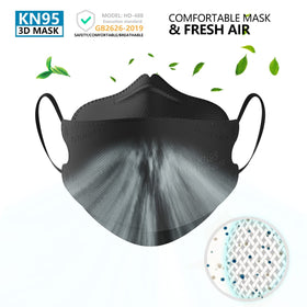 KIMARS KN95 mask is thin and lightweight for daily wear.