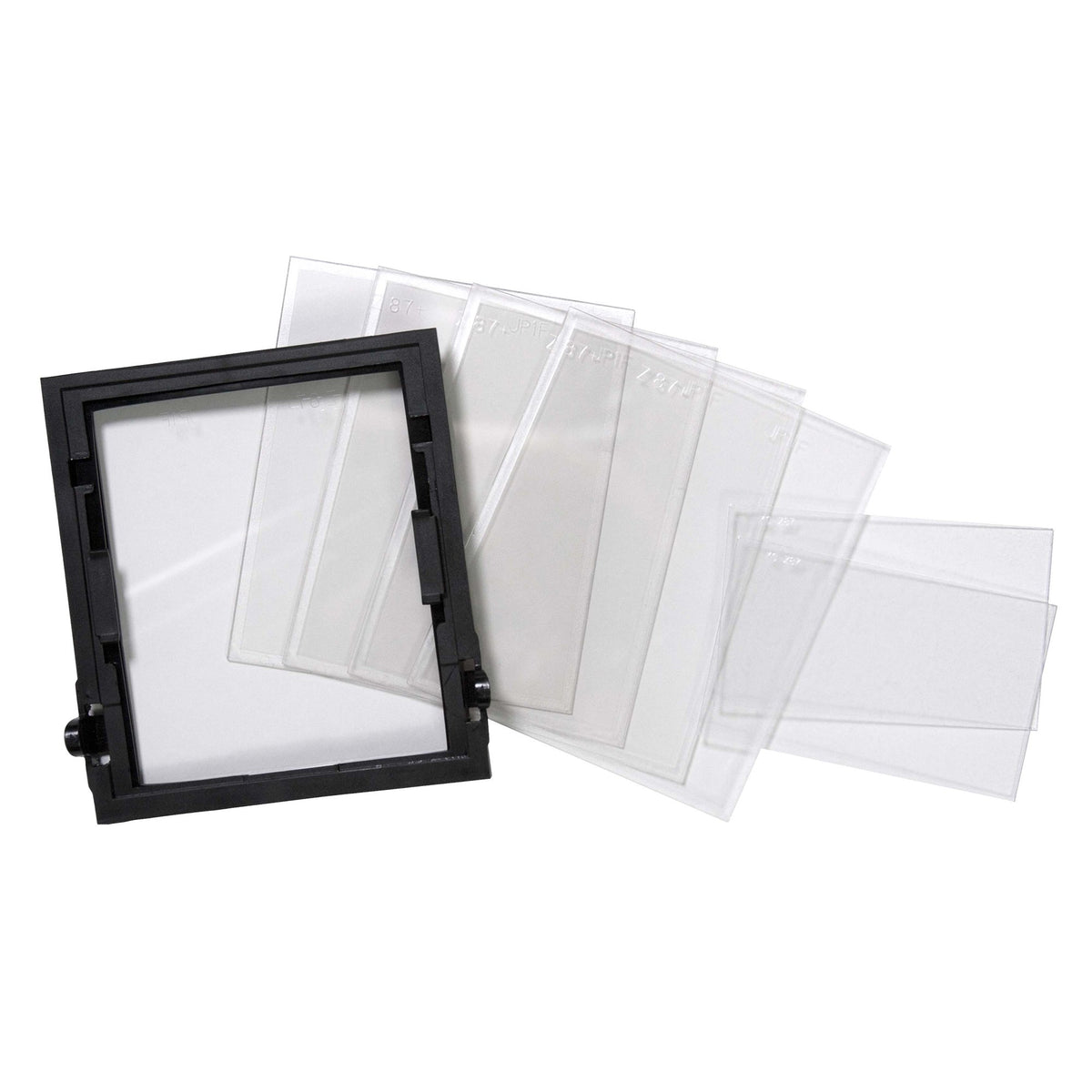 Kimberly-Clark Professional Jackson Safety Insight clear plate protects welding lenses during grinding and welding tasks.