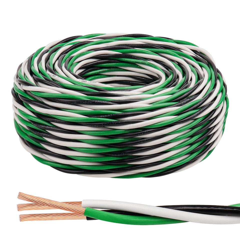 Kimbluth THHN 12GA black conductor for residential wiring and color coding.