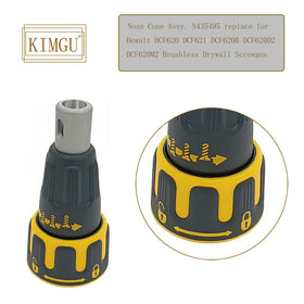 KIMGU nose cone assembly front view highlighting streamlined airflow in use.