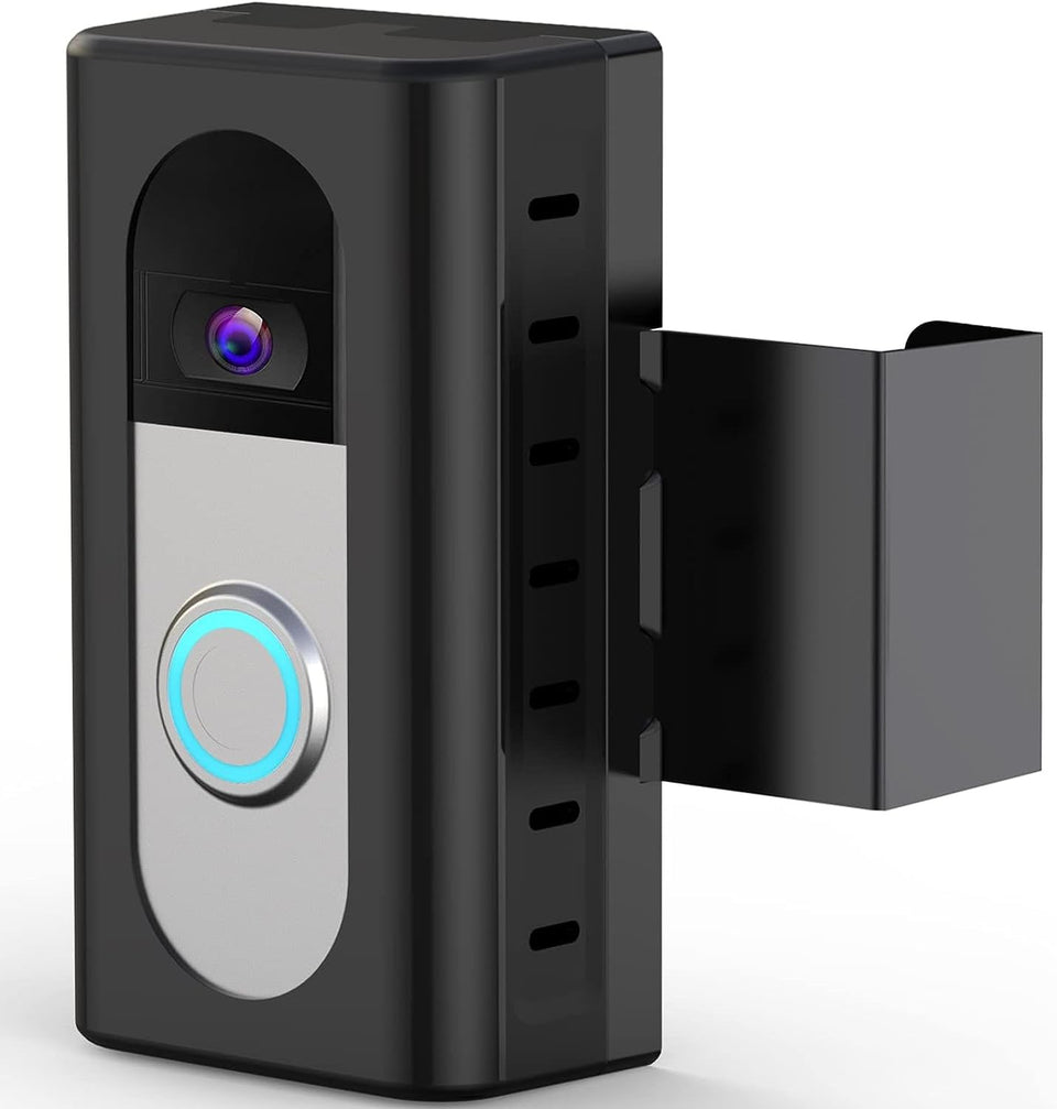 KIMILAR Anti-Theft Mount close-up showing secure shell for Ring/Blink doorbells.