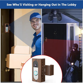 KIMILAR anti-theft mount works with Ring and BIink doorbells