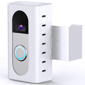 Kimilar anti-theft doorbell mount front view shows secure housing