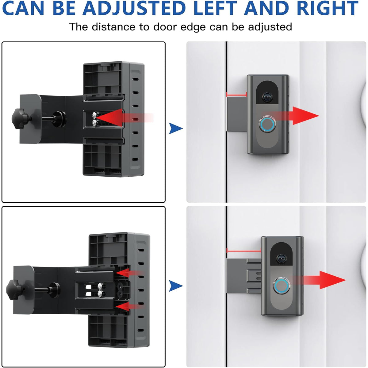 KIMILAR inward-opening door setup shown for versatile placement.