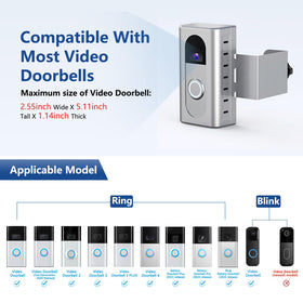 KIMILAR door-mount shows sleek clip-in installation on a door.