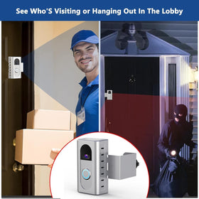 KIMILAR versatile mount supports left or right opening doors.