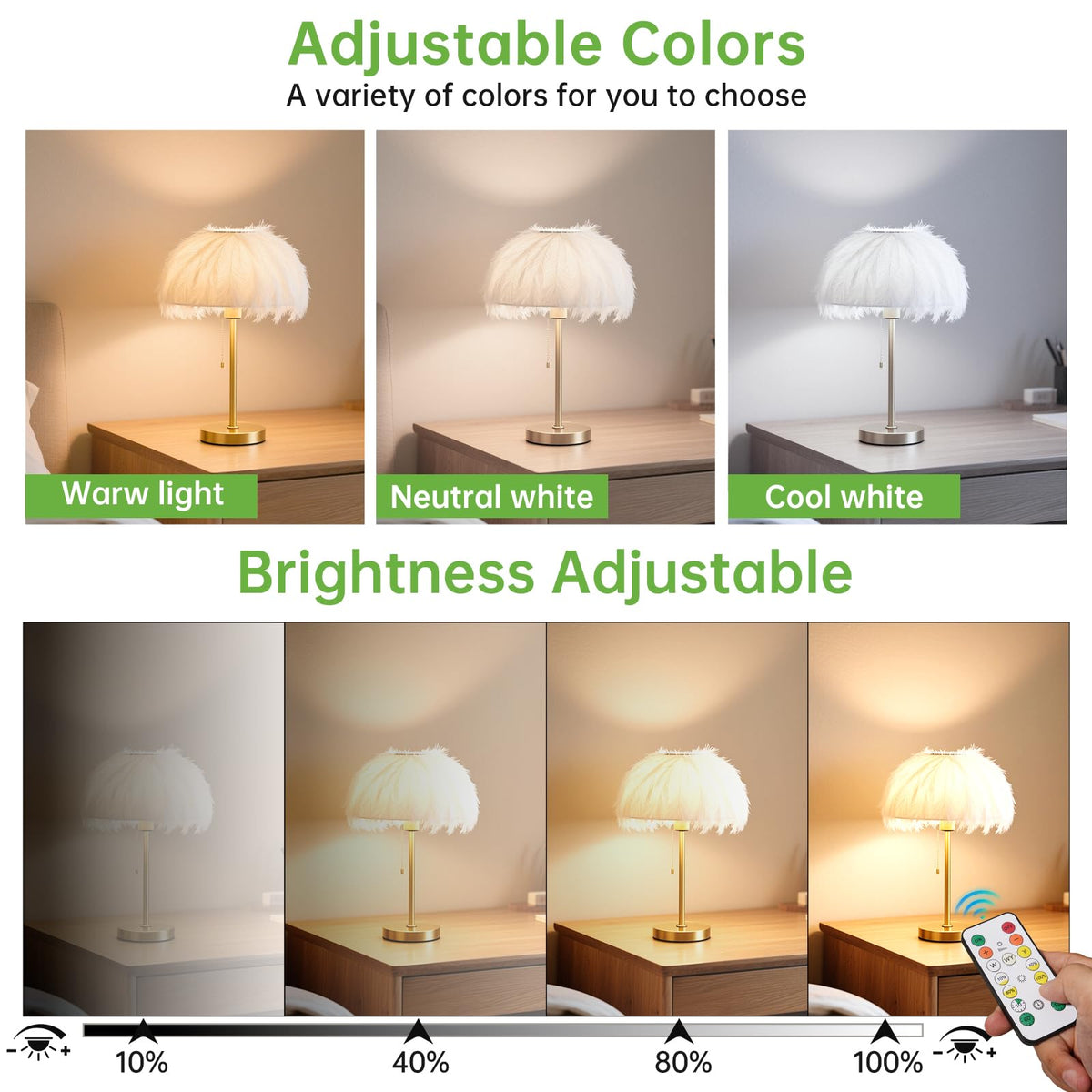 Kimjo stepless dimming adjusting brightness smoothly
