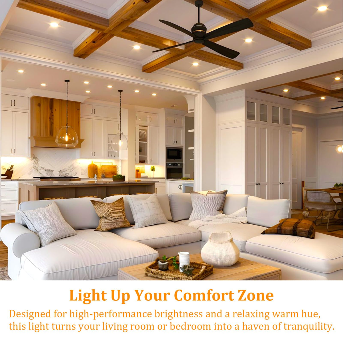 KIMLOONG PAR38 dimmable bulbs with smooth brightness control