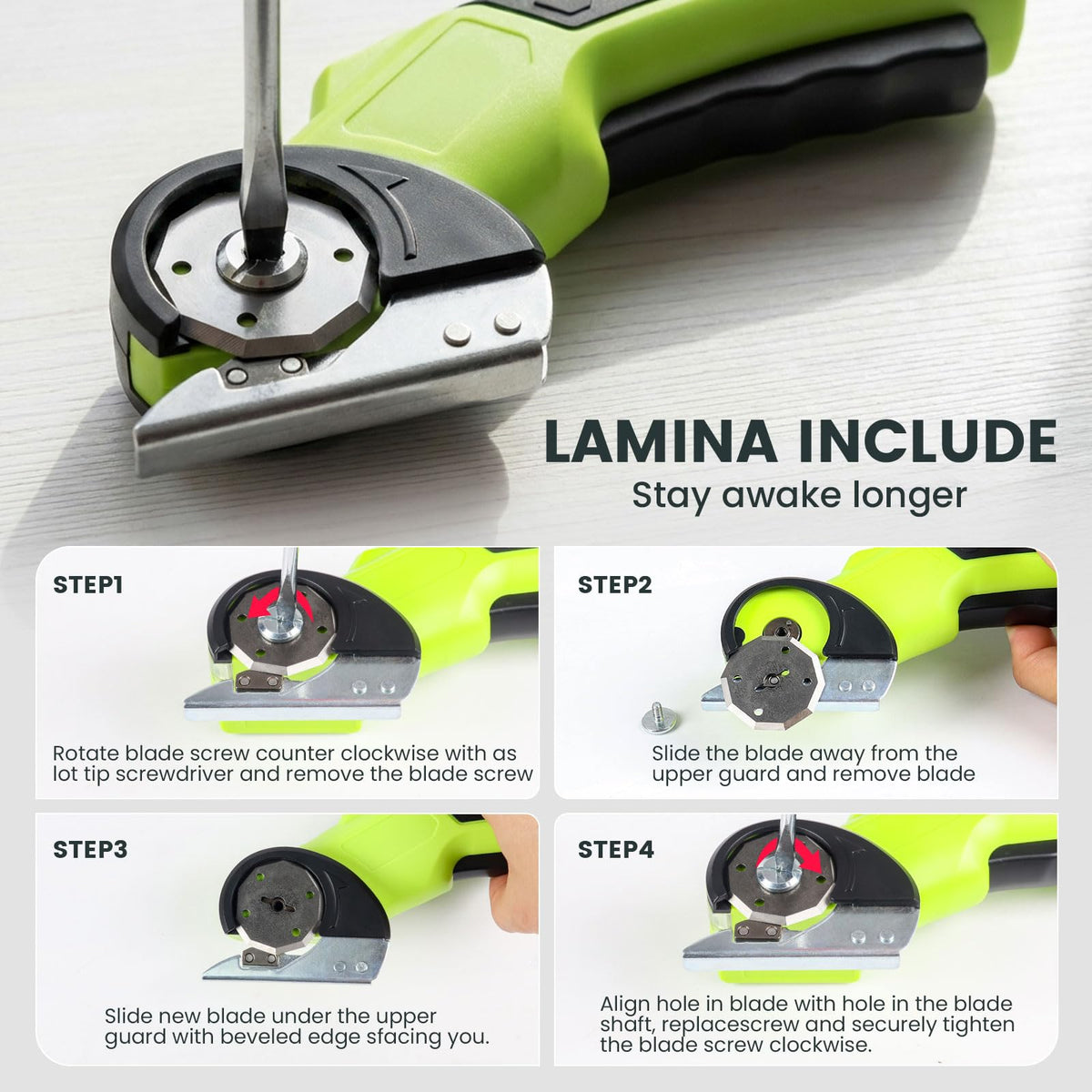 KIMPOK cordless design lets you cut anywhere without a cord.