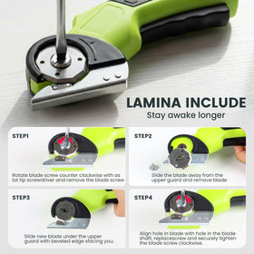 KIMPOK cordless design lets you cut anywhere without a cord.