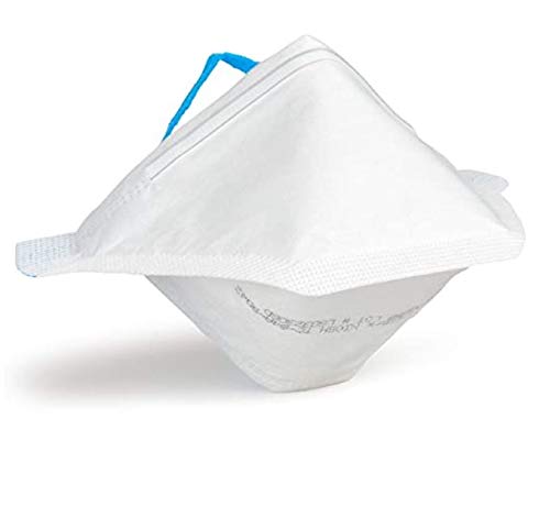 Kimtech N95 pouch respirator front view shows secure fit for daily protection.