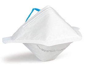 Kimtech N95 pouch respirator front view shows secure fit for daily protection.