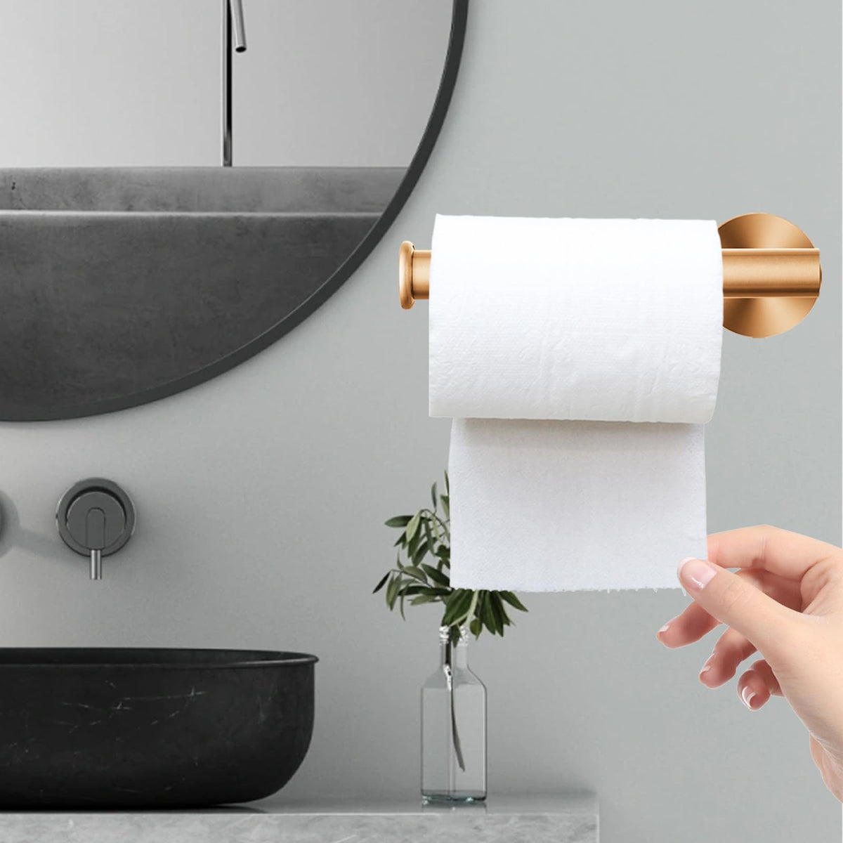 Kinbrace compact design saves space in small bathrooms and kitchens