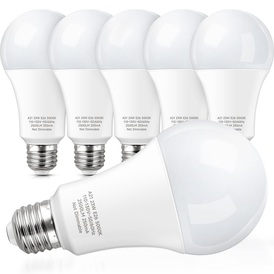 KINDEEP 23W LED Bulb delivers 2500 lumens for bright, energy-efficient illumination