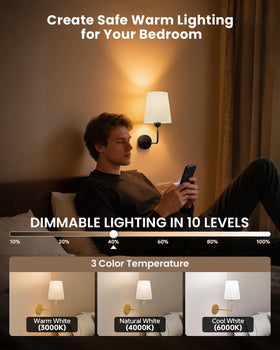 KINDEEP rechargeable LED bulb detaches magnetically for charging
