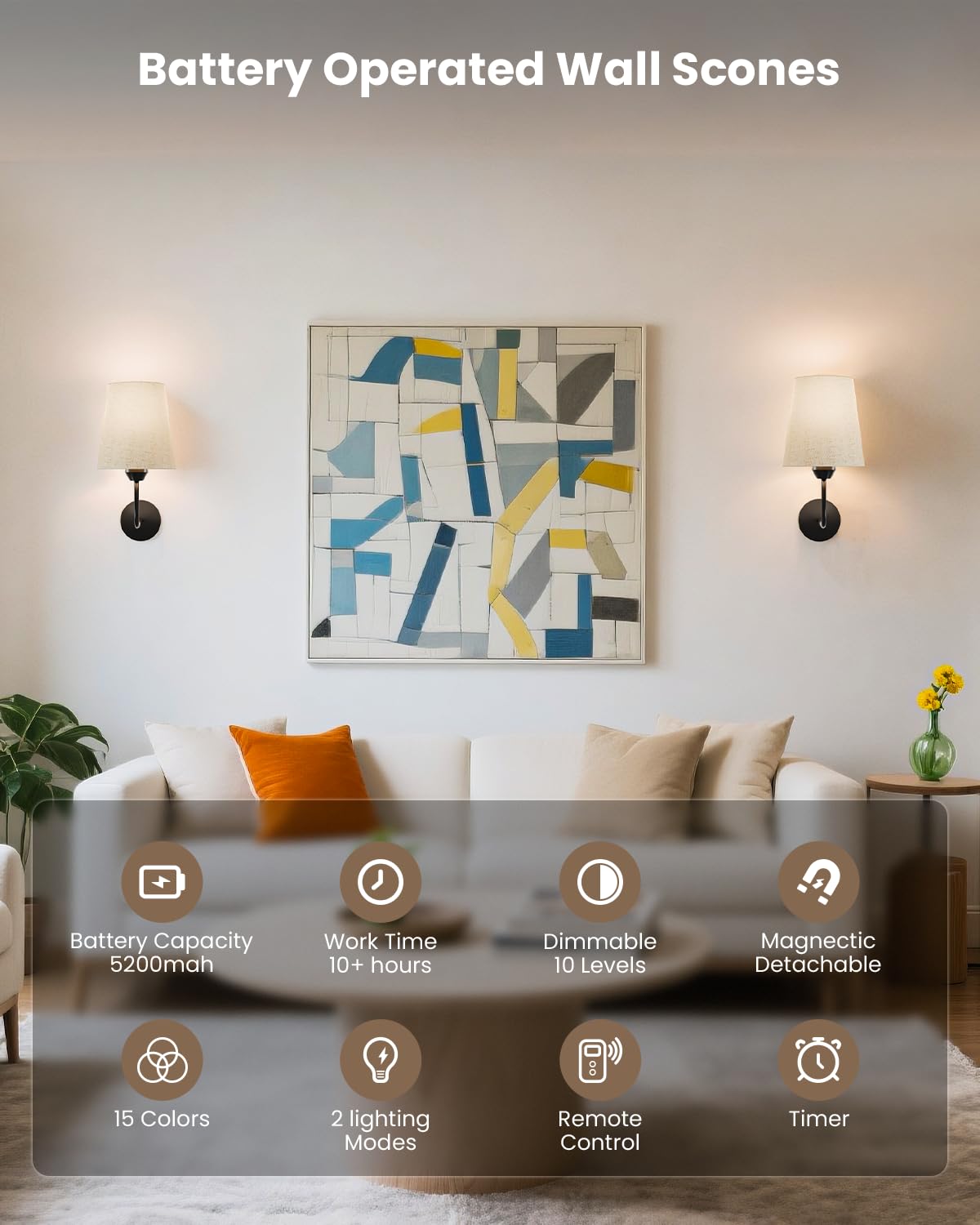 KINDEEP remote control enables dimming and timer customization