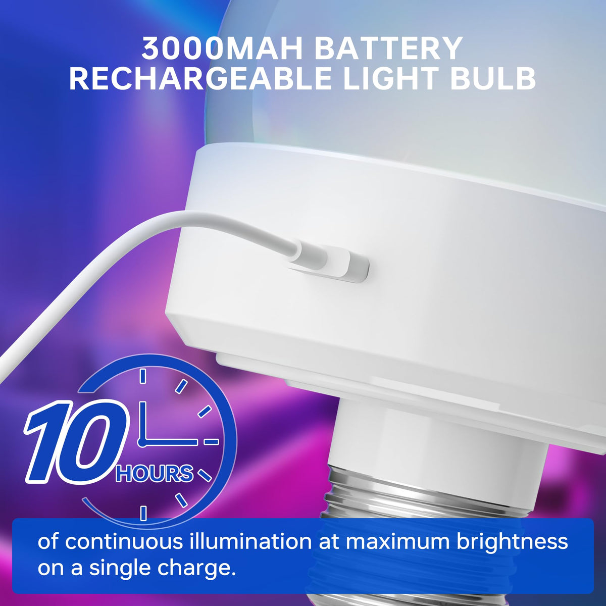 KINDEEP bulb offers 3 color temps and 12 RGB colors for customizable ambiance.