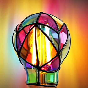 KINDEEP porch light bulb adds welcoming color for evenings