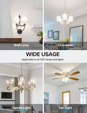 KINDEEP table lamp LED bulb dimmable E12 base 5000K daylight
