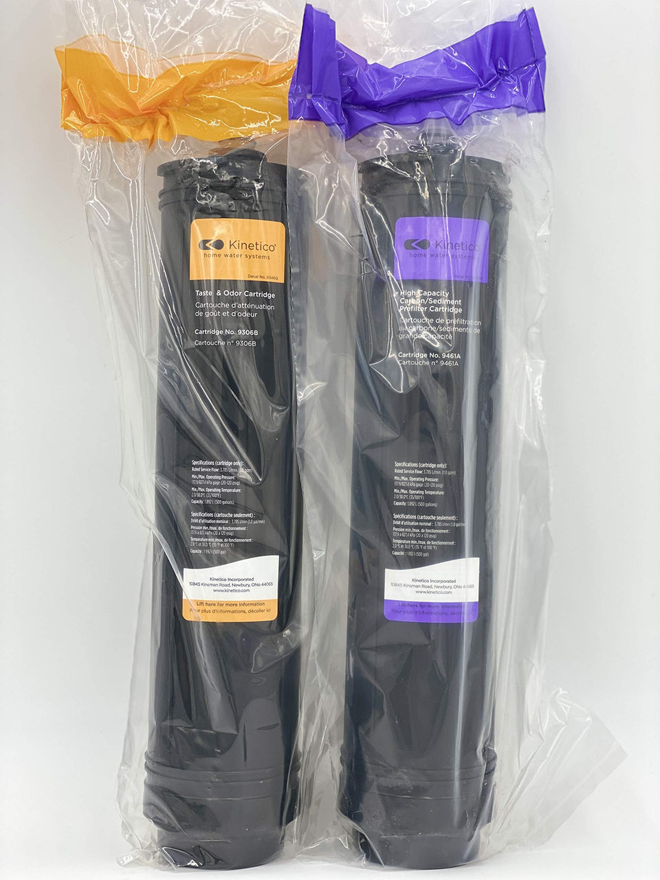 KINETICO K5 9306B filter reduces taste and odor for fresher tap water