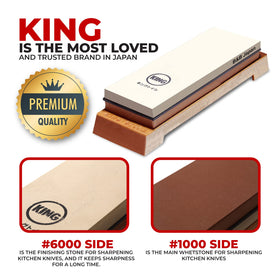 KING angle holder provides precise sharpening angles
