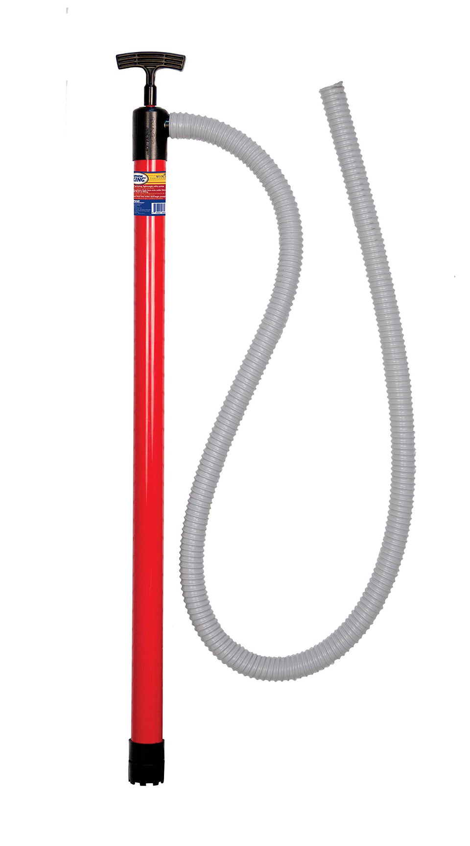 King Innovation 48072 hand pump siphon 36-72 in action for easy water removal
