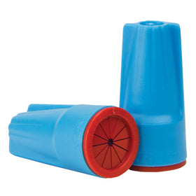 King Innovation DryConn outdoor wire connector aqua red ready for waterproof splices.