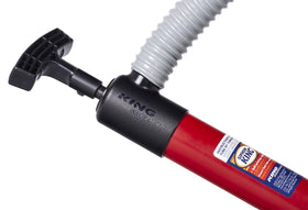King Innovation Siphon King 36in hose directs water away from the worksite