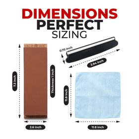 KING knife angle guide clips to knife spine for steady edges