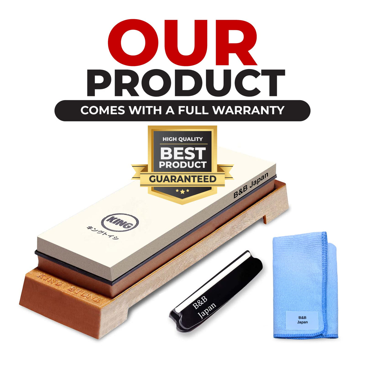 KING made-in-japan whetstone delivers premium quality and longevity