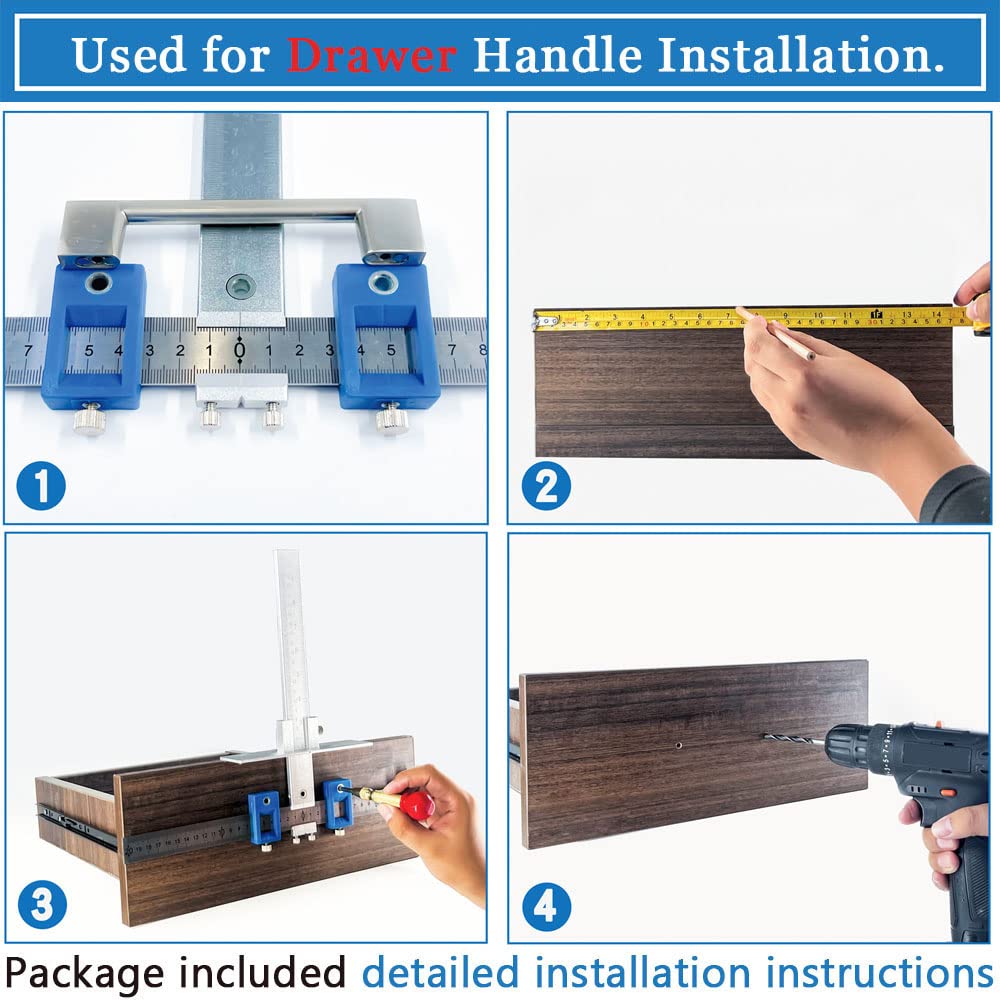 King&Charles detachable drill-guide sliders shown for portable use