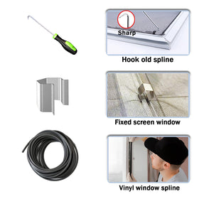 King&Charles vinyl spline, 32ft, supports long-lasting seals