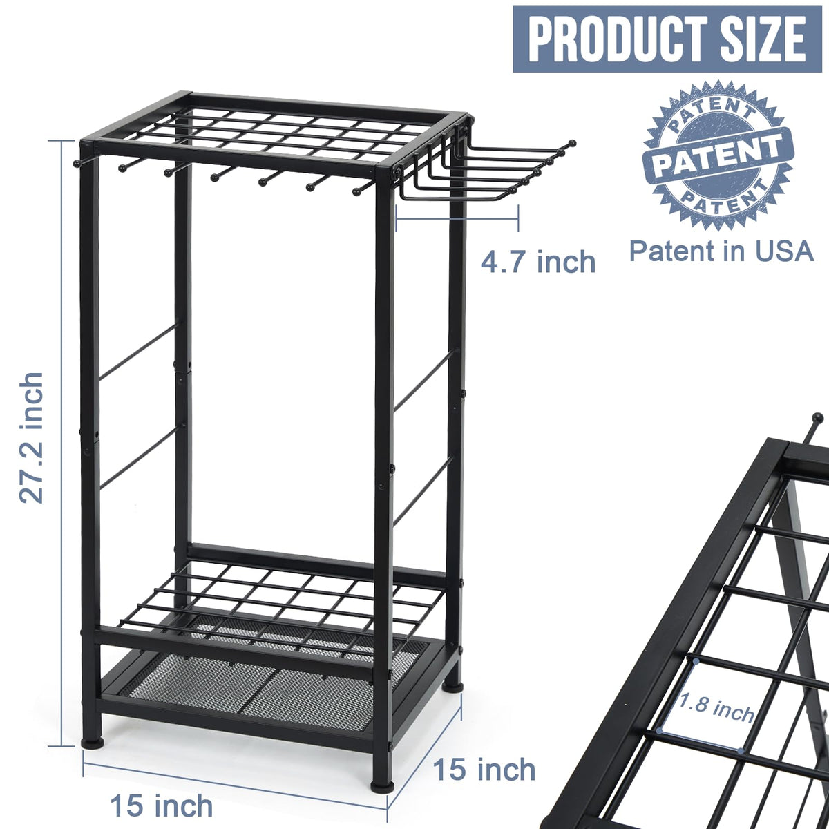 Kingarage garage storage unit suitable for garage, garden, shed and outdoor spaces.