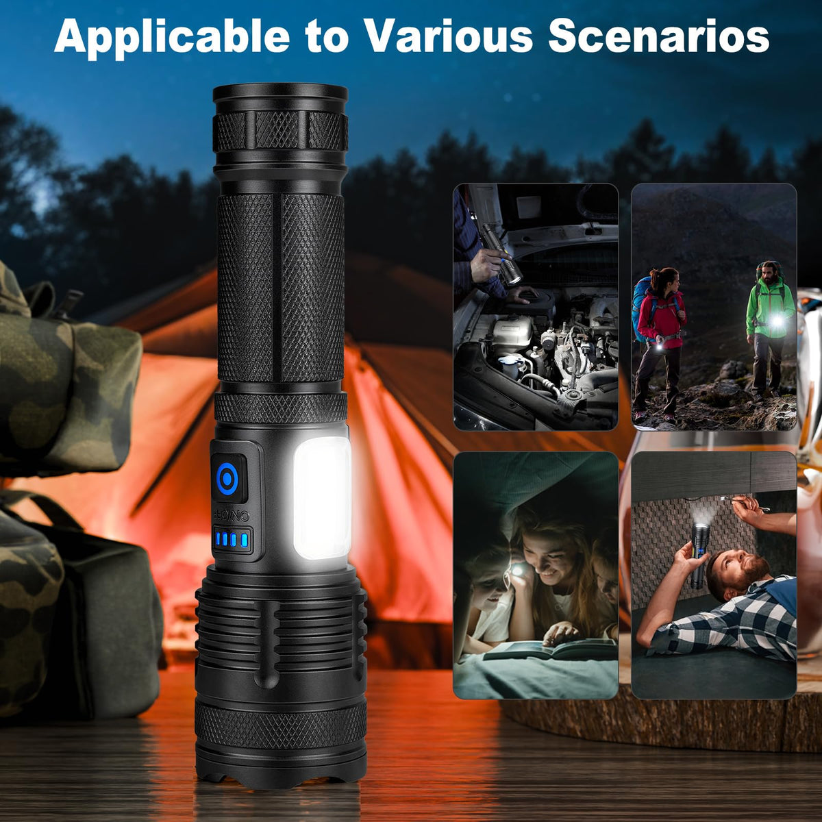 KINGCAESAR rugged aluminum body resists drops and harsh conditions