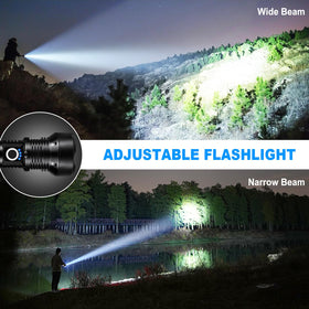 KINGCAESAR flashlights ideal for camping, night runs, and outdoor adventures