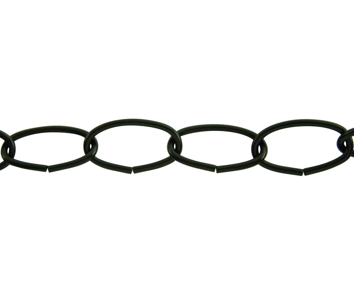 KingChain 536521 black powder-coated finish enhances indoor and outdoor decor.