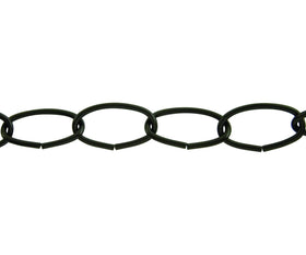 KingChain 536521 black powder-coated finish enhances indoor and outdoor decor.