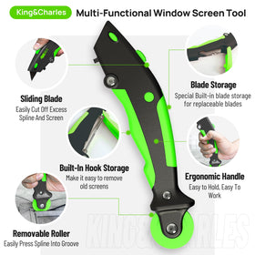 King&Charles interchangeable rollers provide precise spline compatibility across sizes.