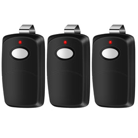 Kingdder 3-piece garage door remote pack with keychain for easy access.